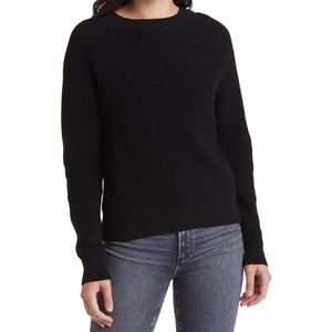 Treasure & Bond Black Knit Thermal Sweater